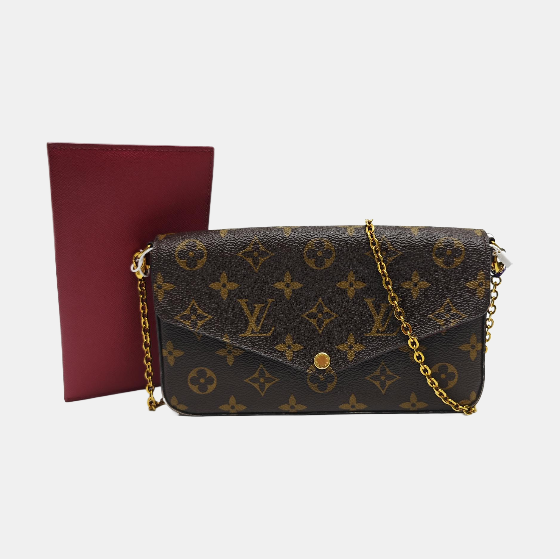 FÉLICIE Monogram Coated Canvas Brown