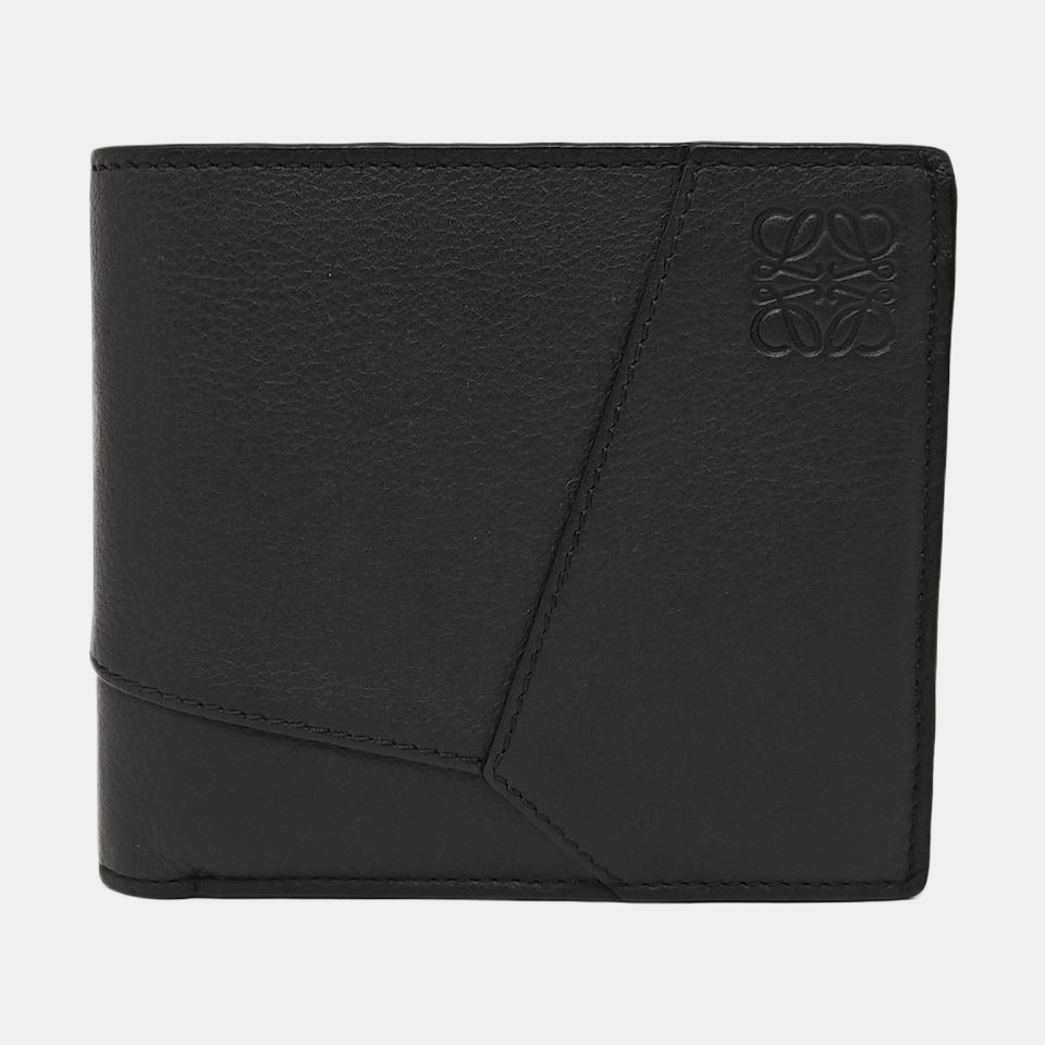 Puzzle Calfskin Black Wallet