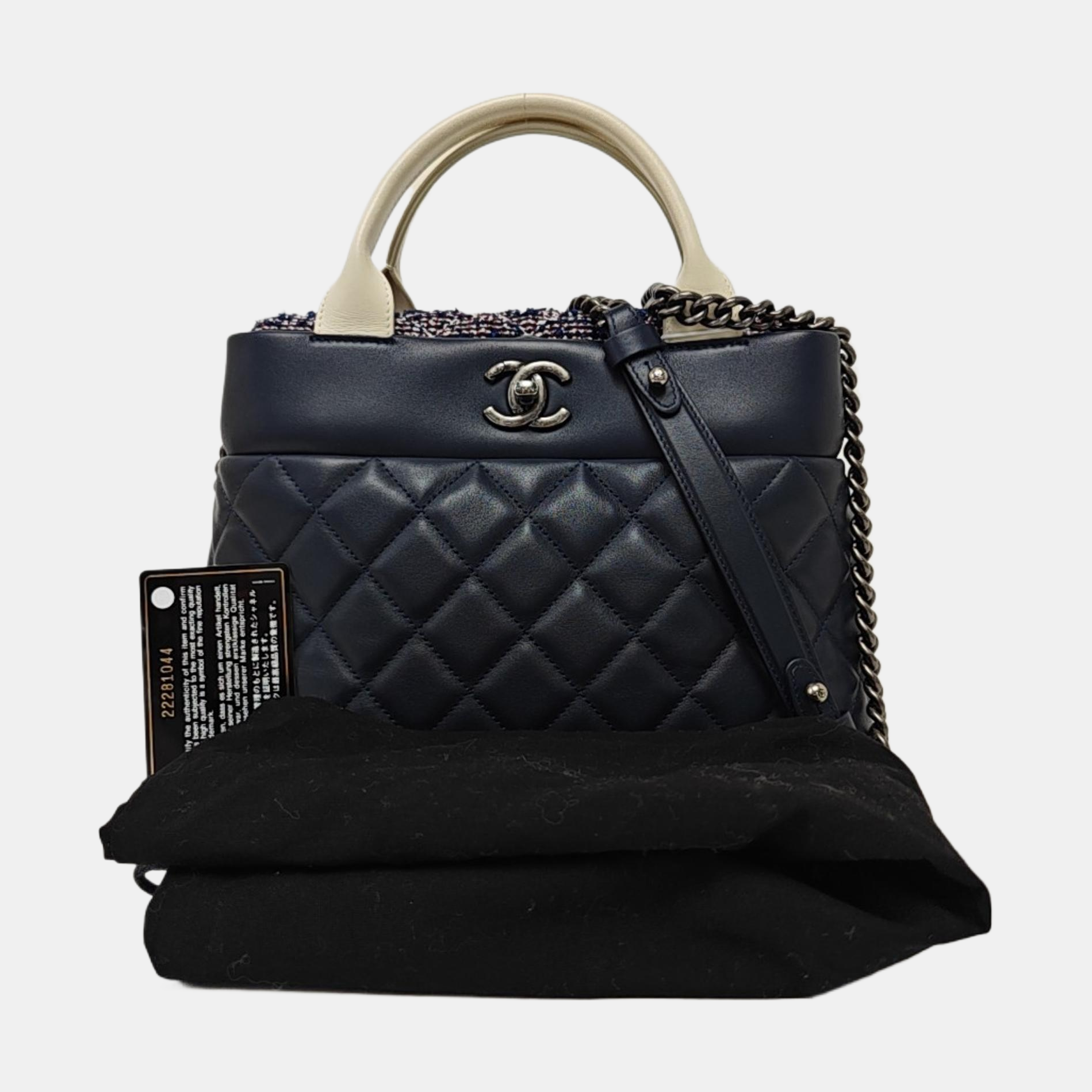 PORTOBELLO Quilted Calfskin Blue