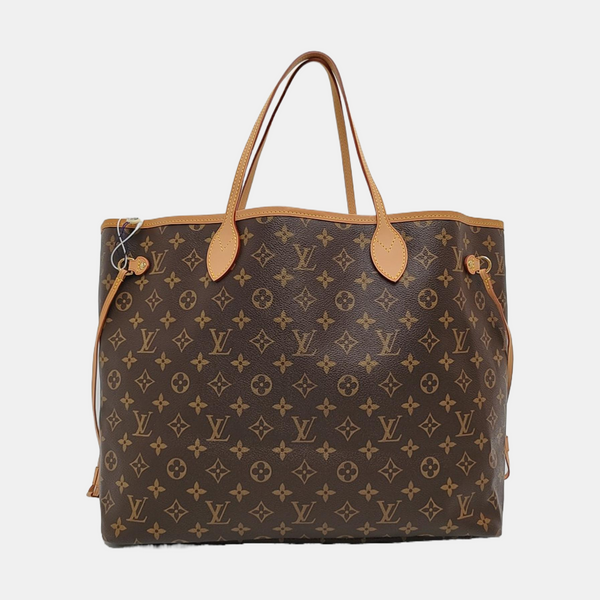 NEVERFULL GM Monogram Coated Canvas Brown