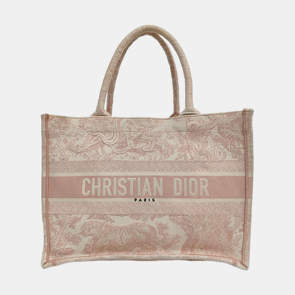 Book Tote Medium Canvas Pink