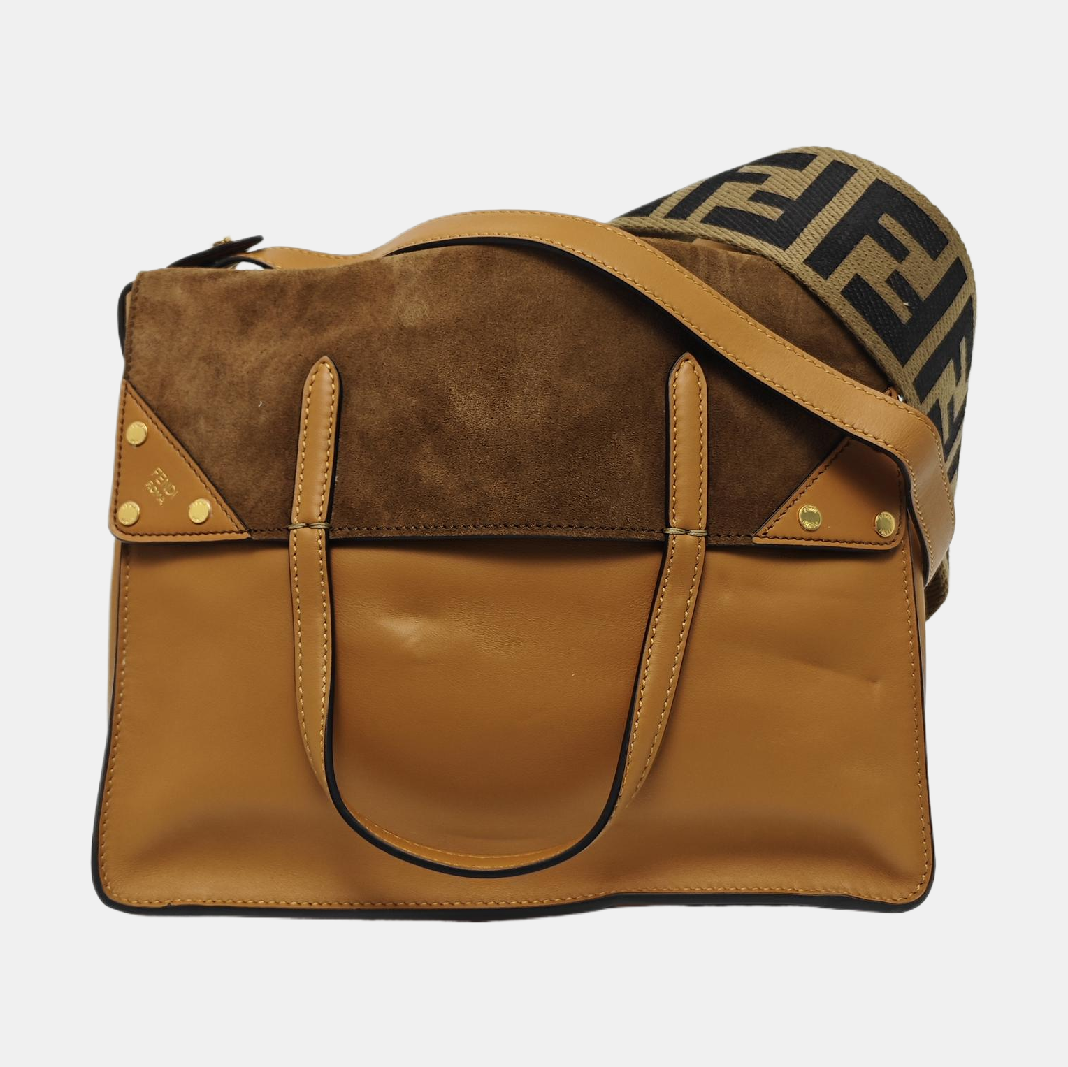 Flip Large Calfskin Brown