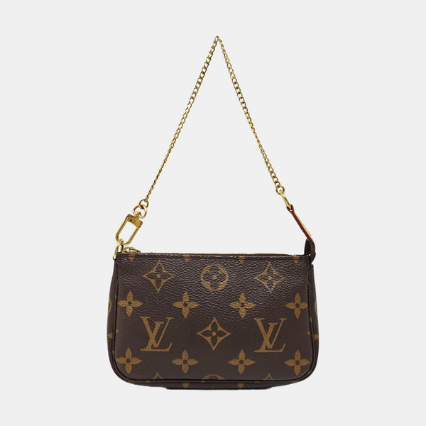 ACCESSOIRES Mini Monogram Coated Canvas Brown