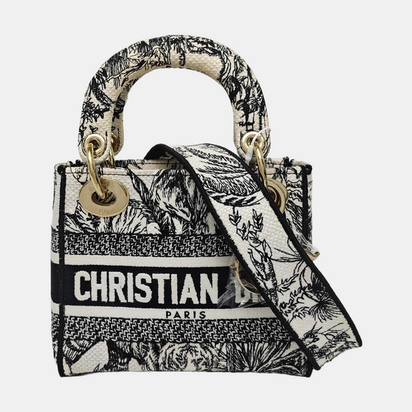 Lady Dior Mini Canvas Multicolor