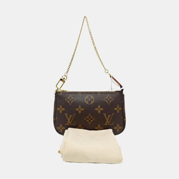 ACCESSOIRES Mini Monogram Coated Canvas Brown