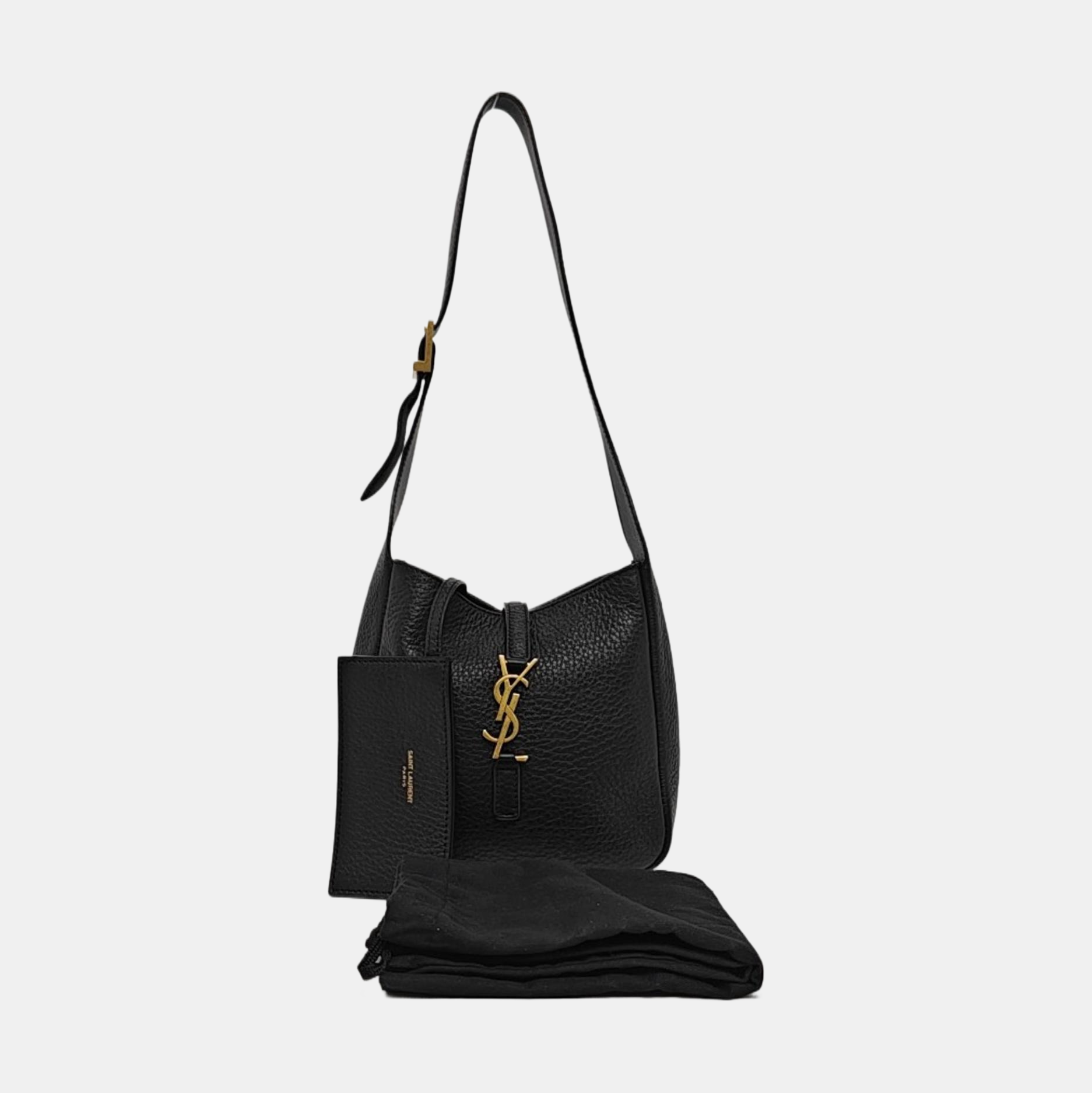 LE 5 À 7 Mini Deer Leather Black