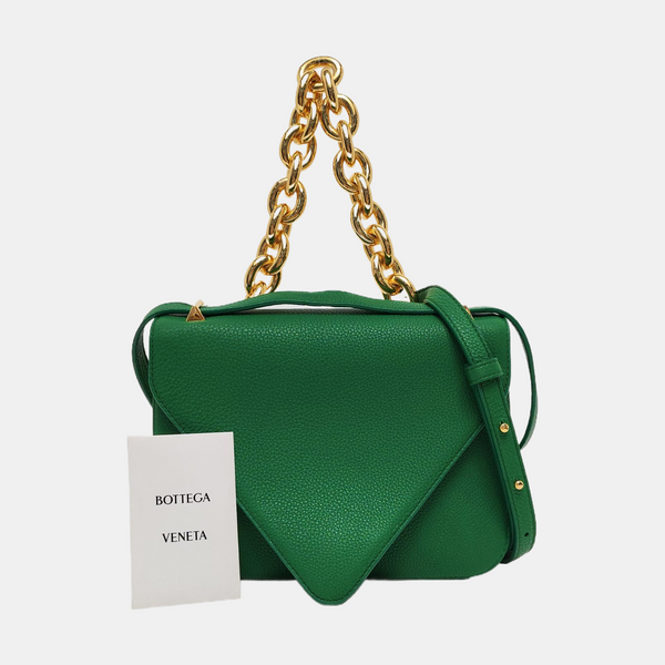 Authenticated pre-owned  Mount Calfskin Green - Crossbody Bag at Looply