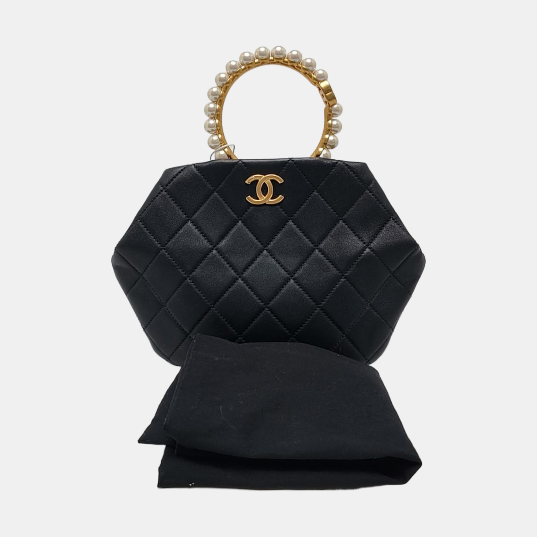 Quilted Lambskin Black