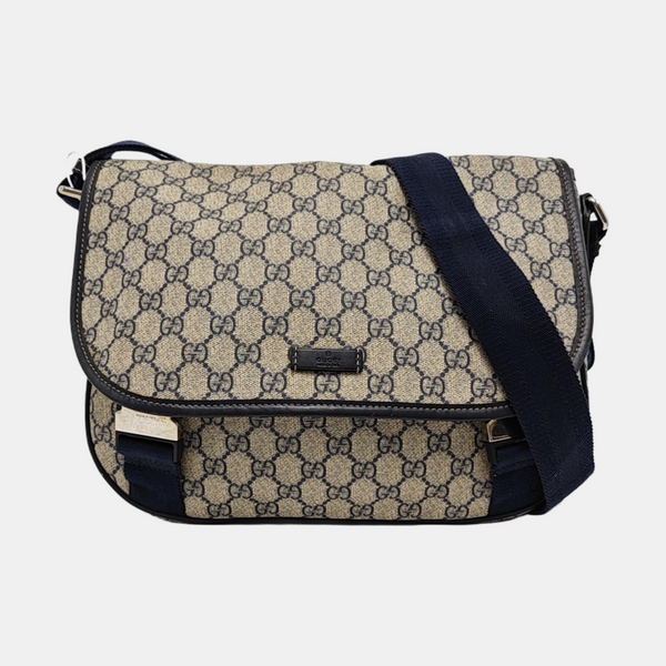 GG Supreme Monogram Coated Canvas Beige
