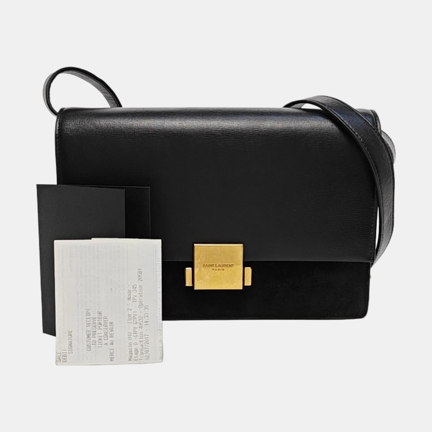 BELLECHASSE Medium Calfskin Black