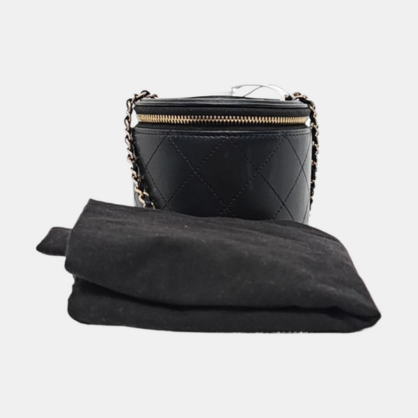 Quilted Lambskin Black