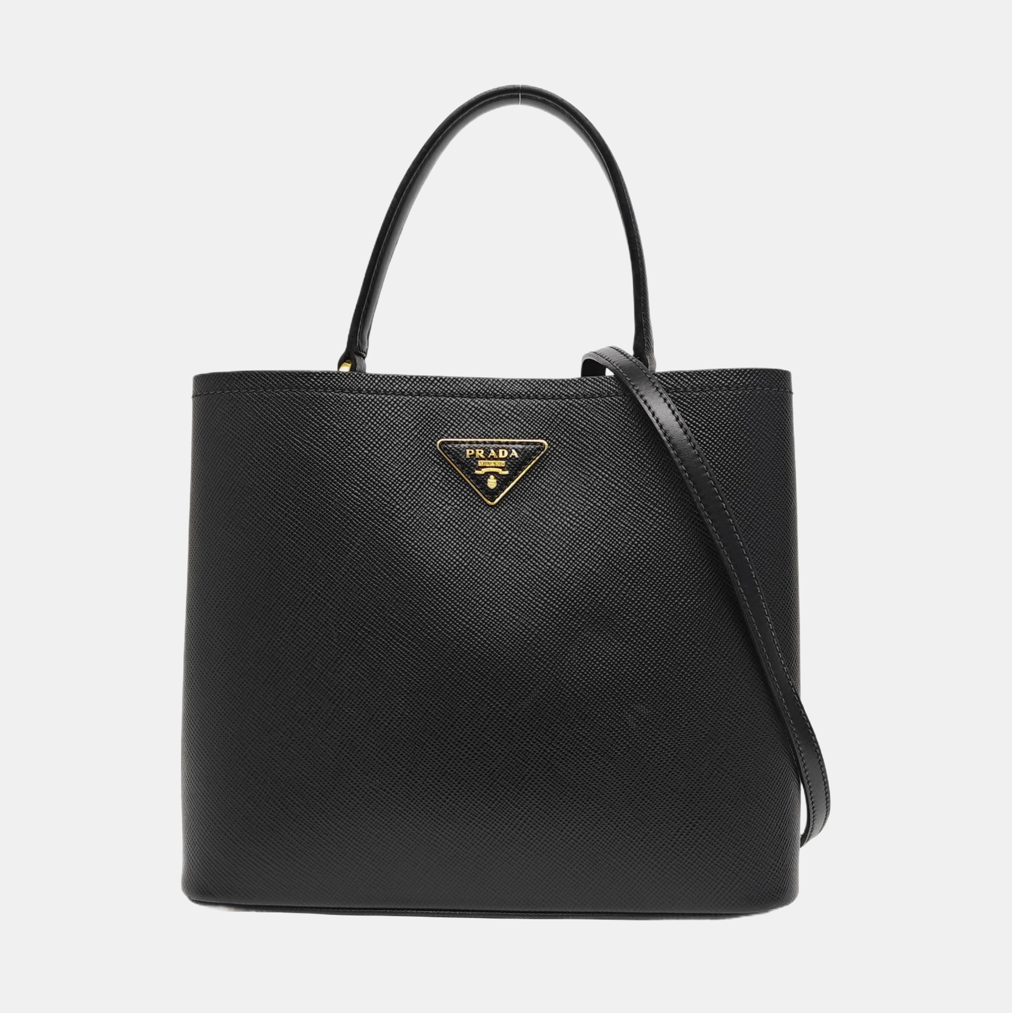 Panier Saffiano Calfskin Black