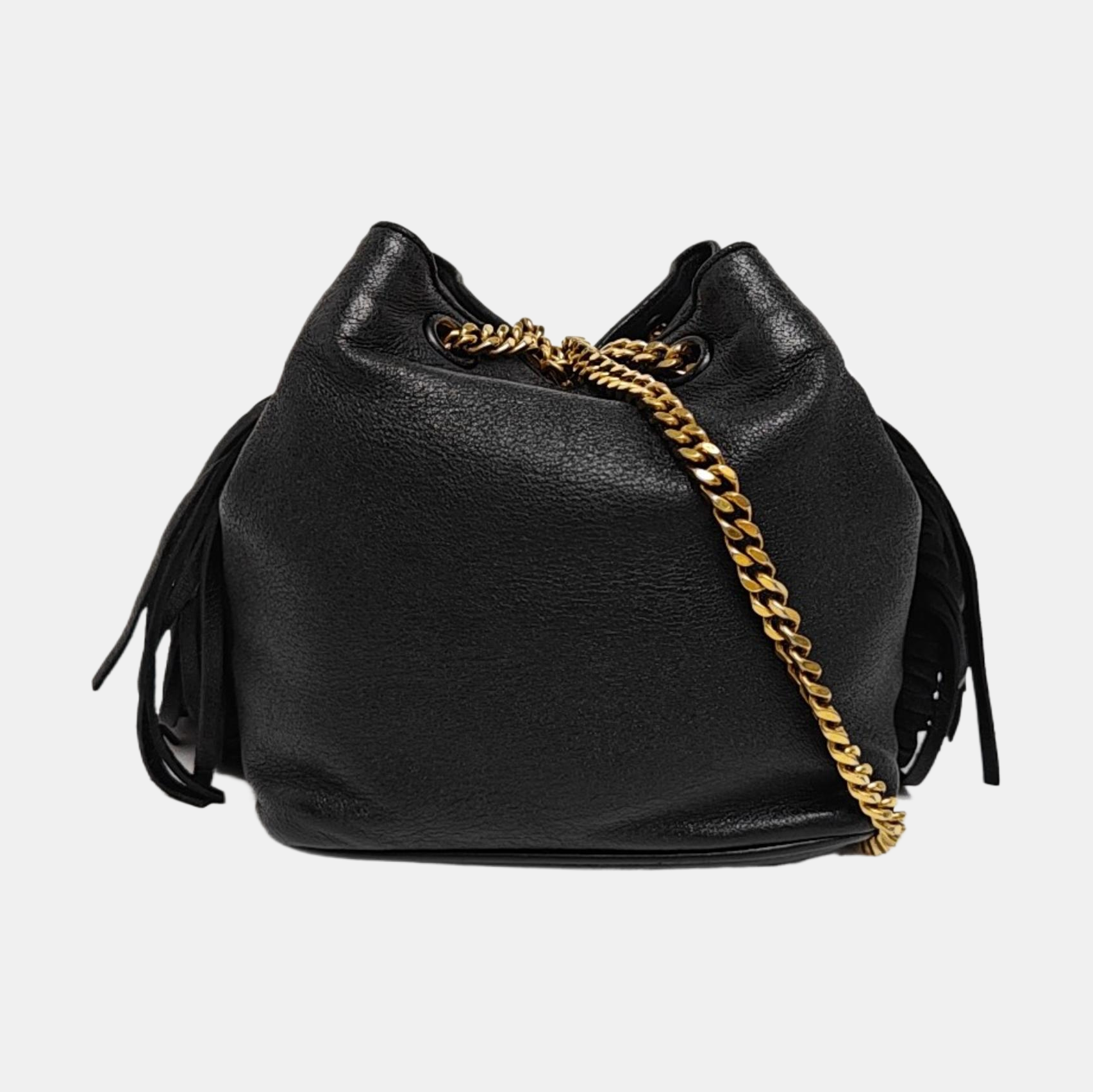 Calfskin Shoulder Bag Black
