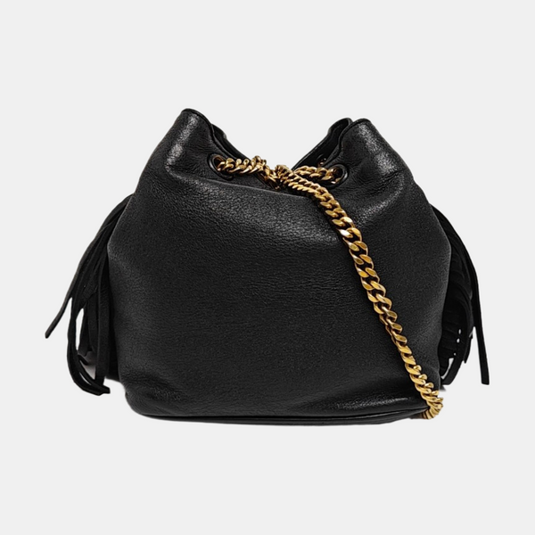 Calfskin Shoulder Bag Black