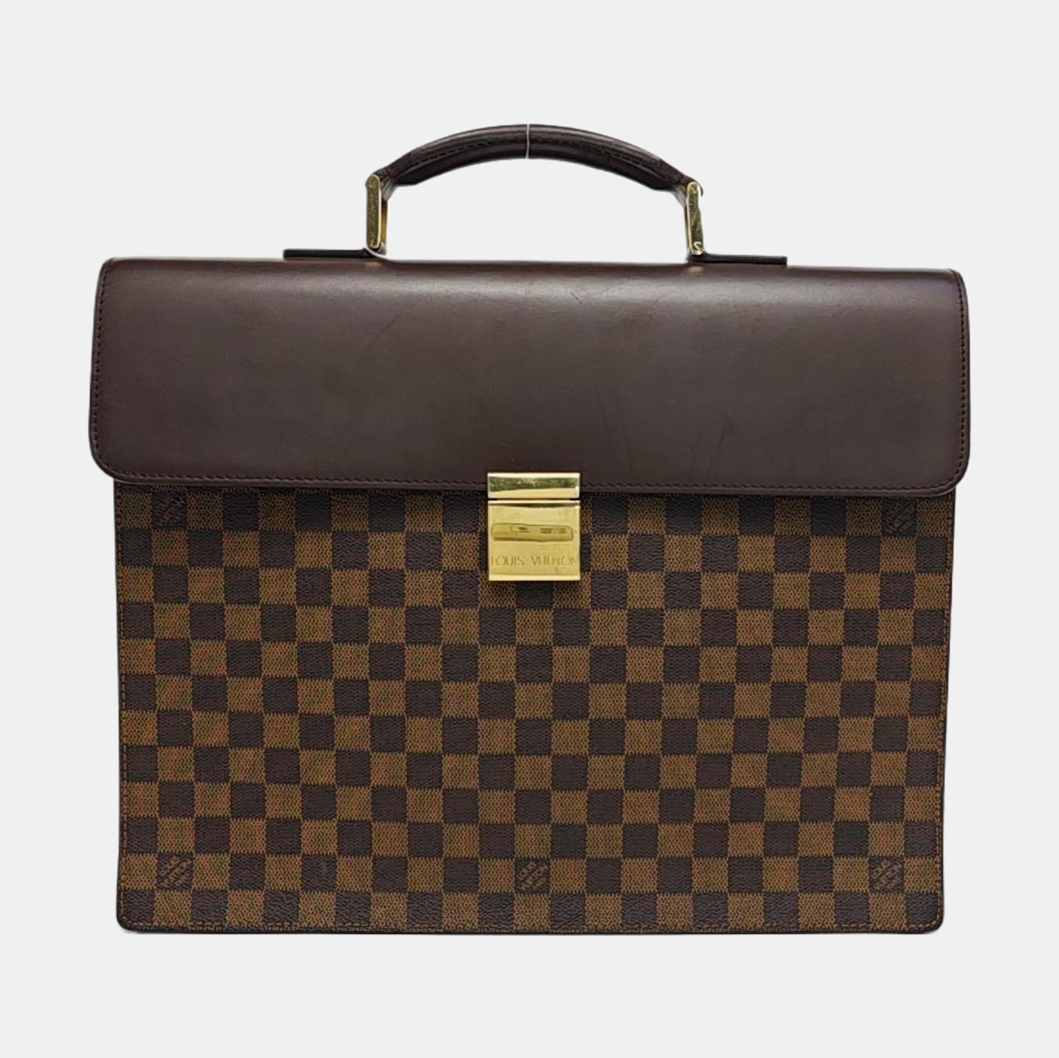 ALTONA PM Damier Ebene Coated Canvas Brown