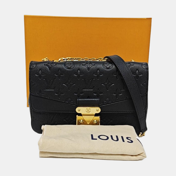 MARCEAU Monogram Calfskin Black