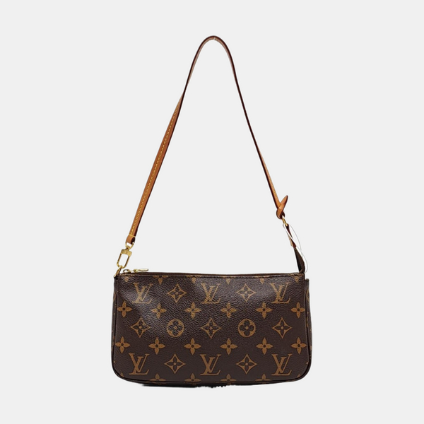 ACCESSOIRES Monogram Coated Canvas Brown