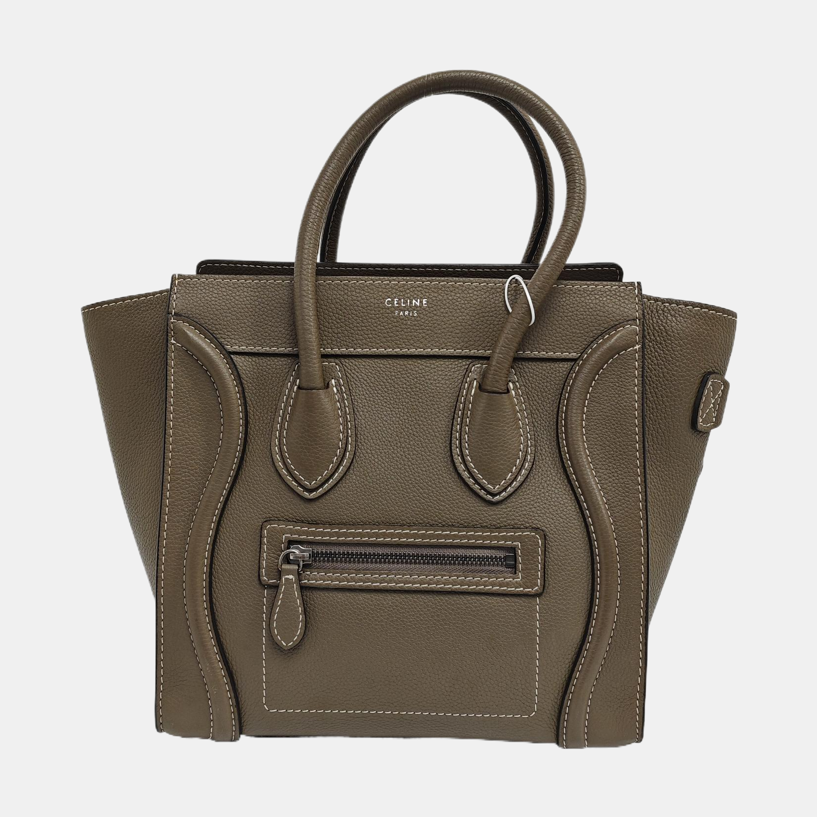 LUGGAGE Micro Calfskin Gray