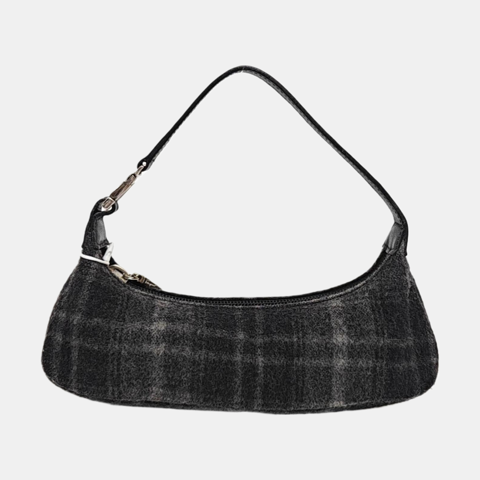 Fabric Top Handle Bag Black