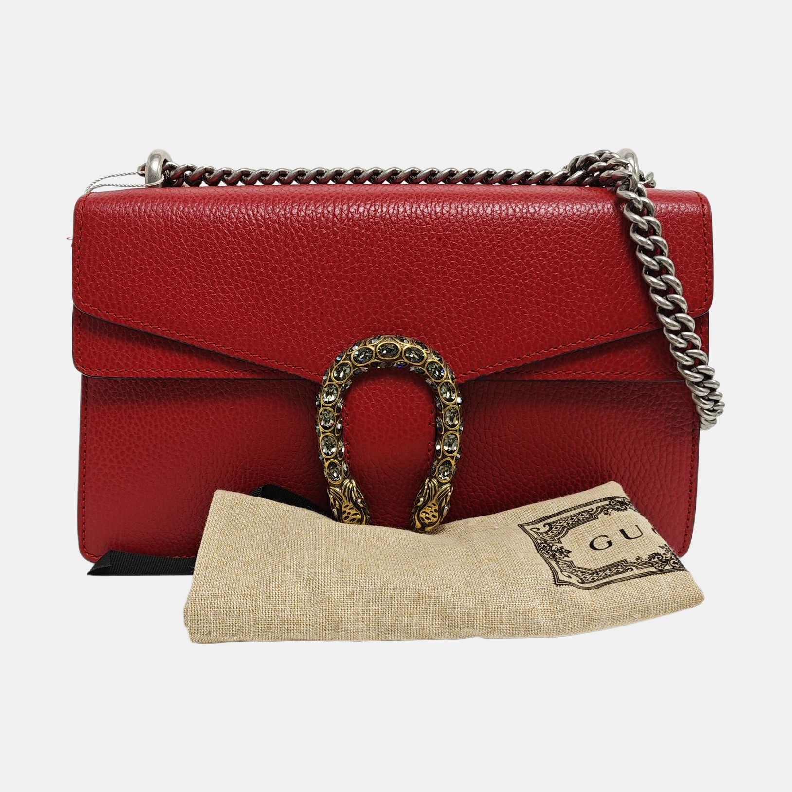 Dionysus Medium Calfskin Red