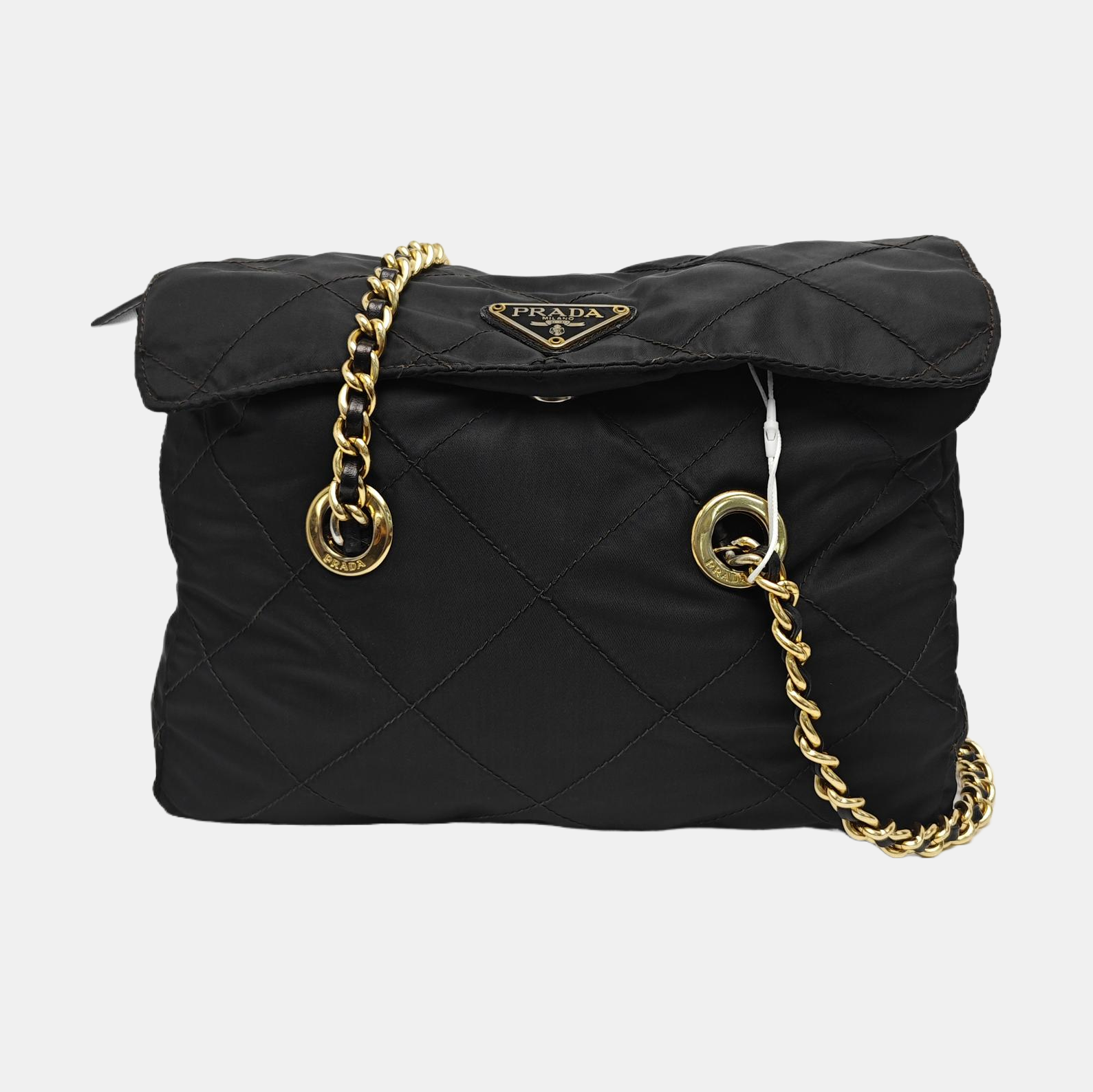 Nylon Quilted Nylon Black