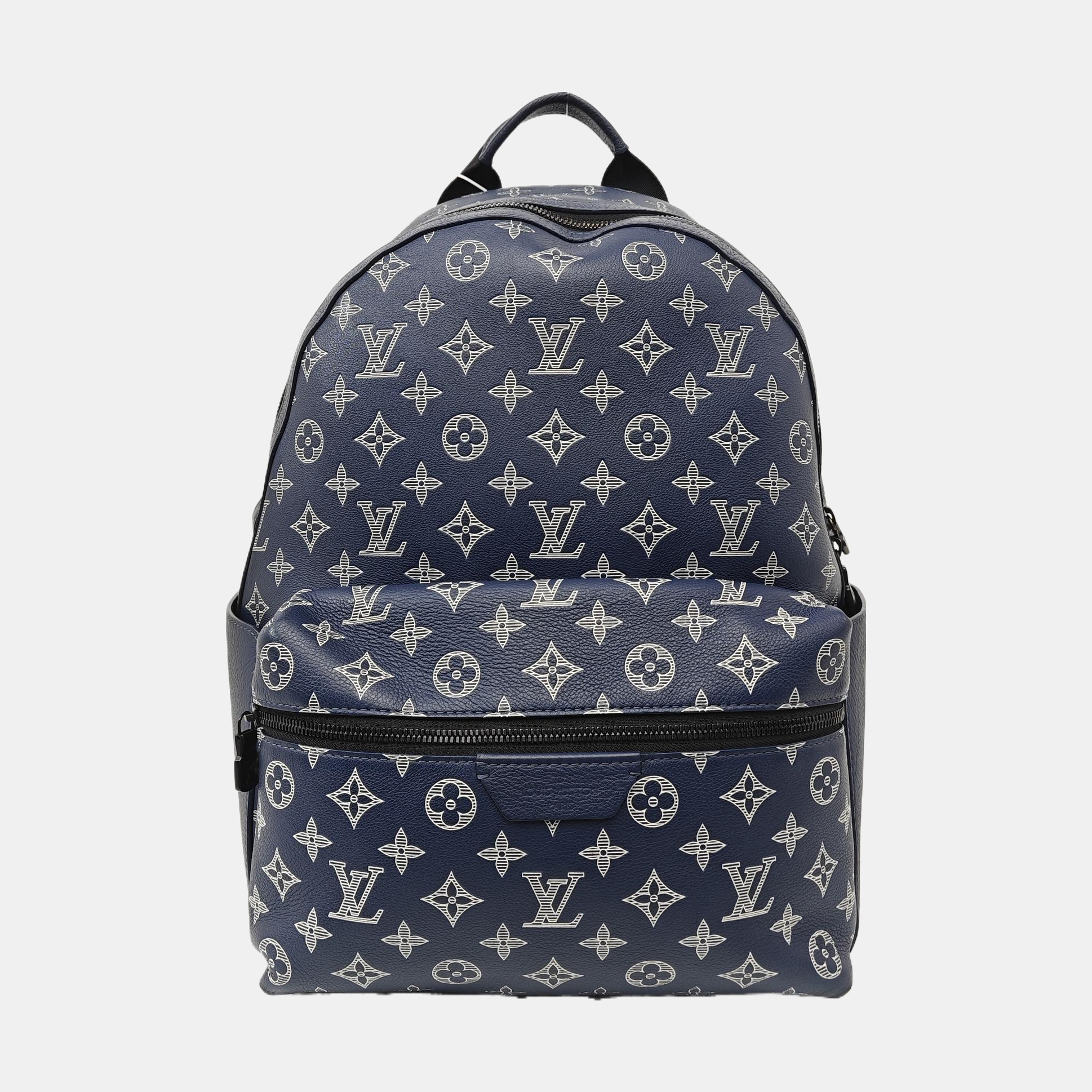 DISCOVERY Monogram Calfskin Blue