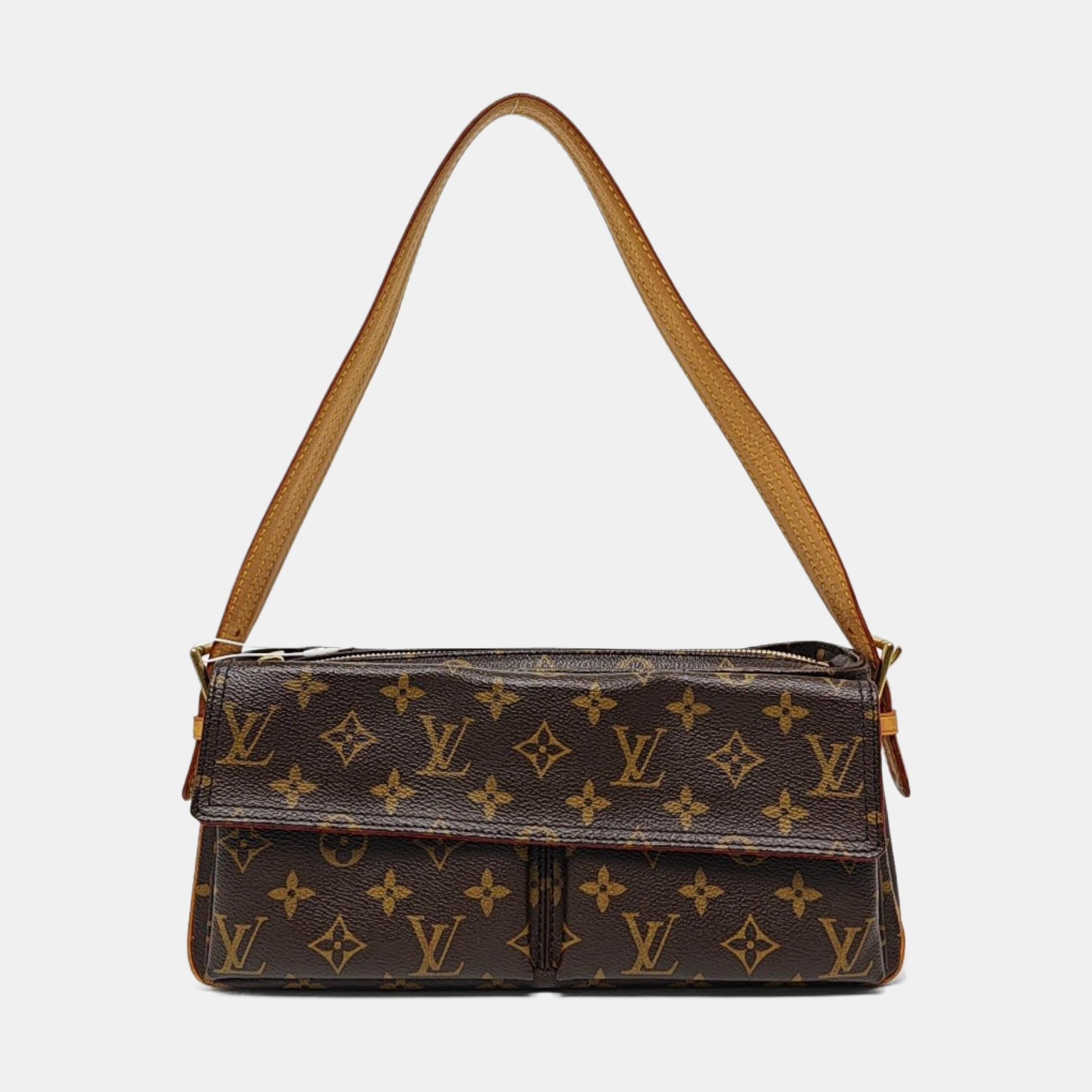 VIVA CITE Monogram Coated Canvas Brown