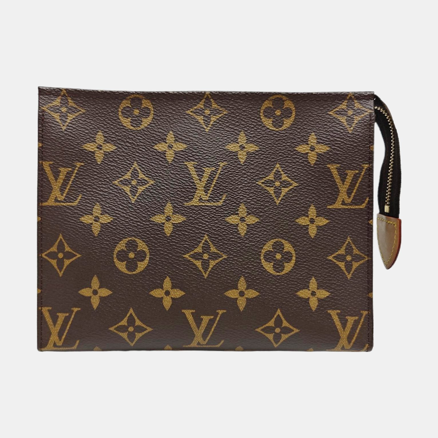TOILET POCKET 19 Monogram Coated Canvas Brown