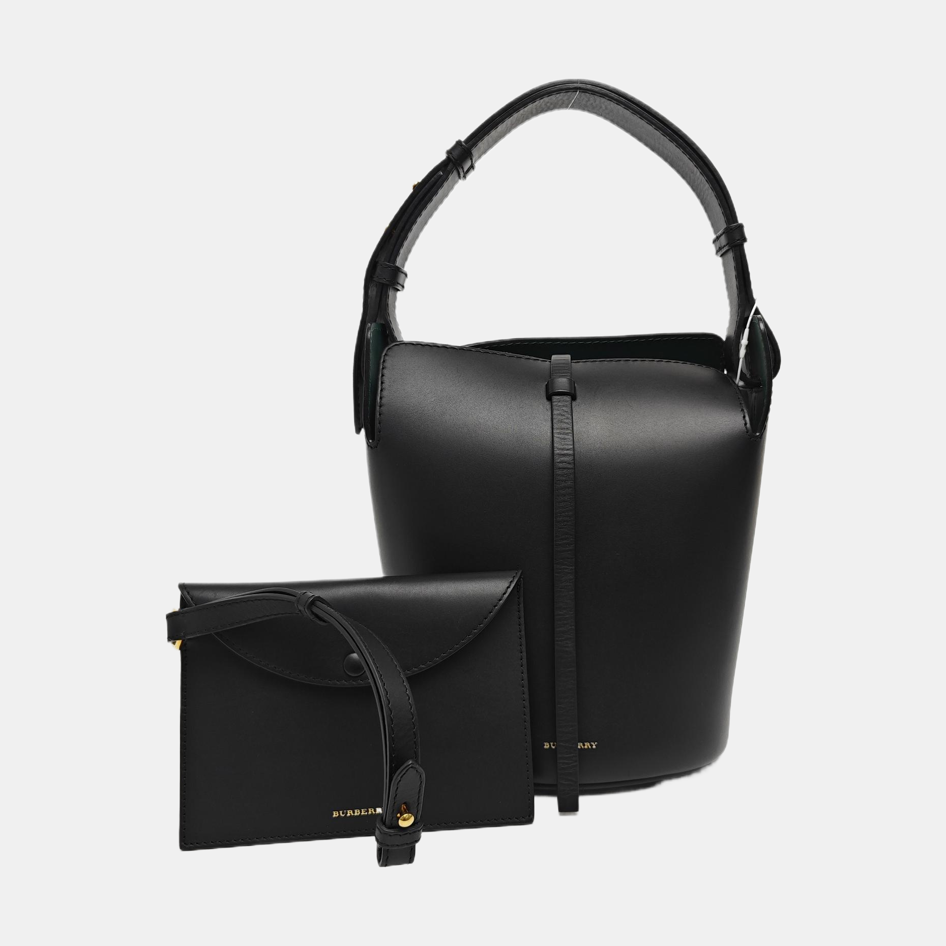 The Bucket Calfskin Black