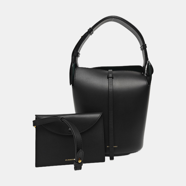 The Bucket Calfskin Black