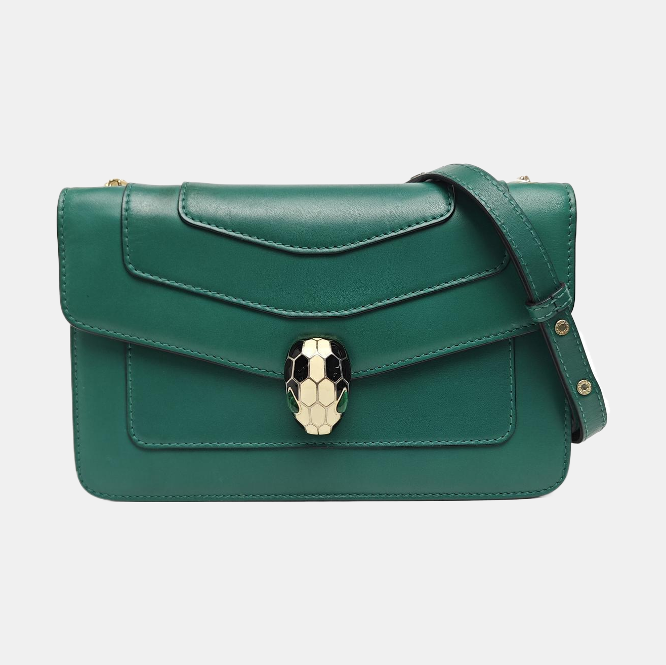 SERPENTI FOREVER Small Calfskin Green