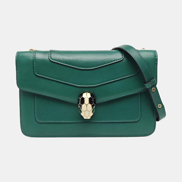 SERPENTI FOREVER Small Calfskin Green