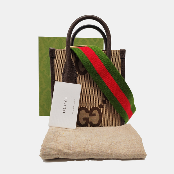 Jumbo Mini Monogram Canvas Beige
