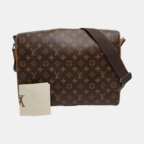 VALMY Monogram Coated Canvas Brown