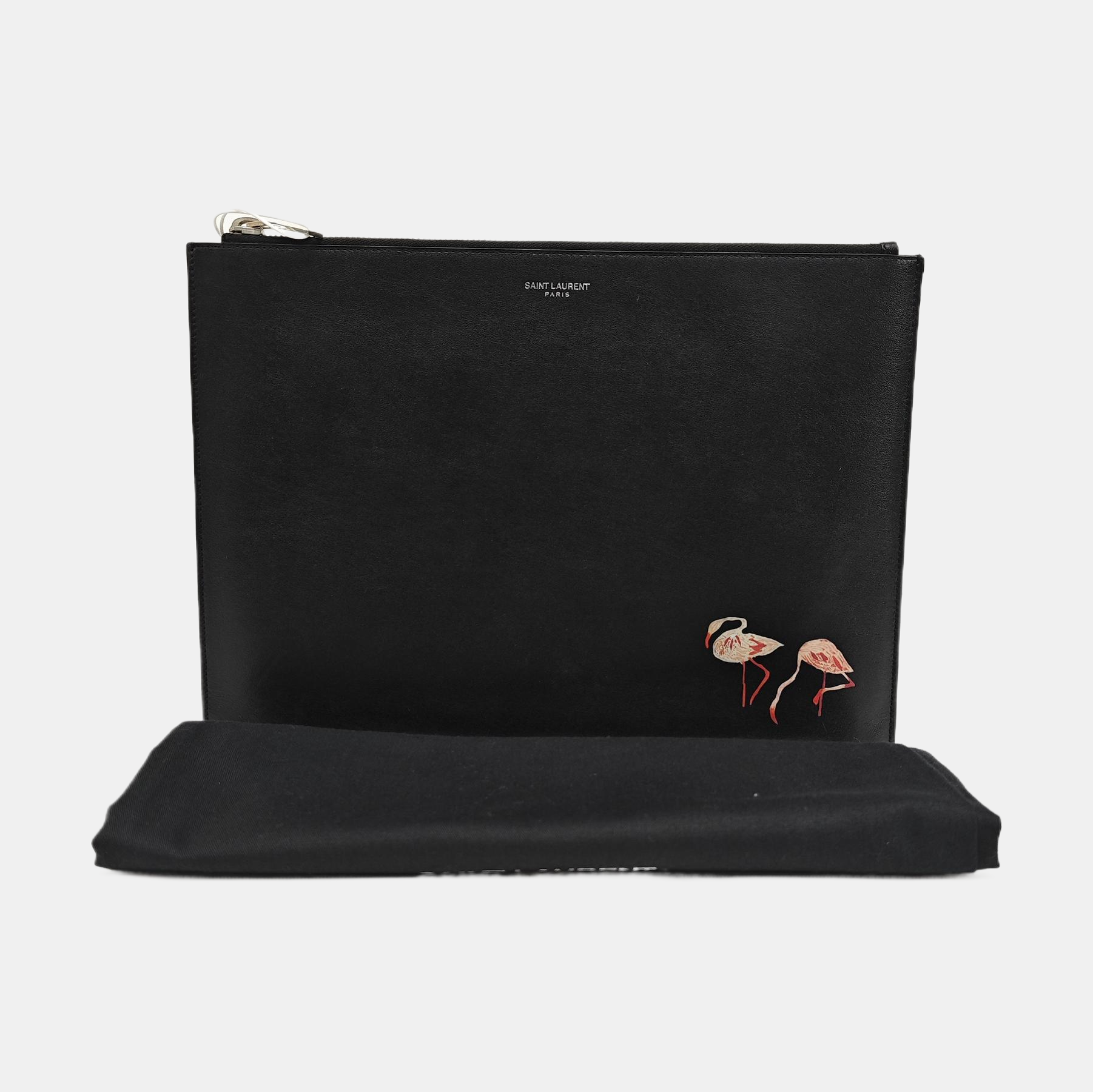 Calfskin Clutch Black