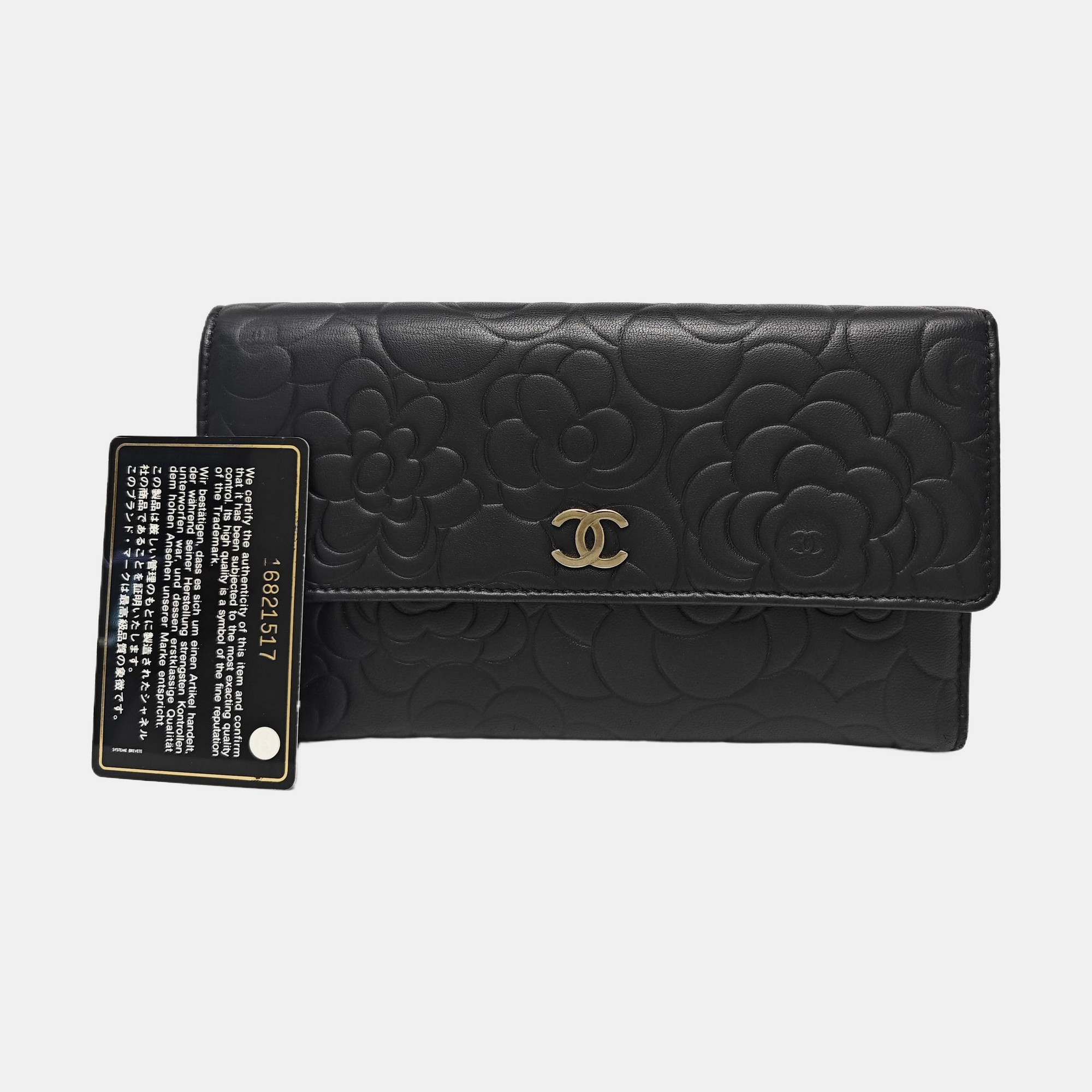 Lambskin Wallet Black