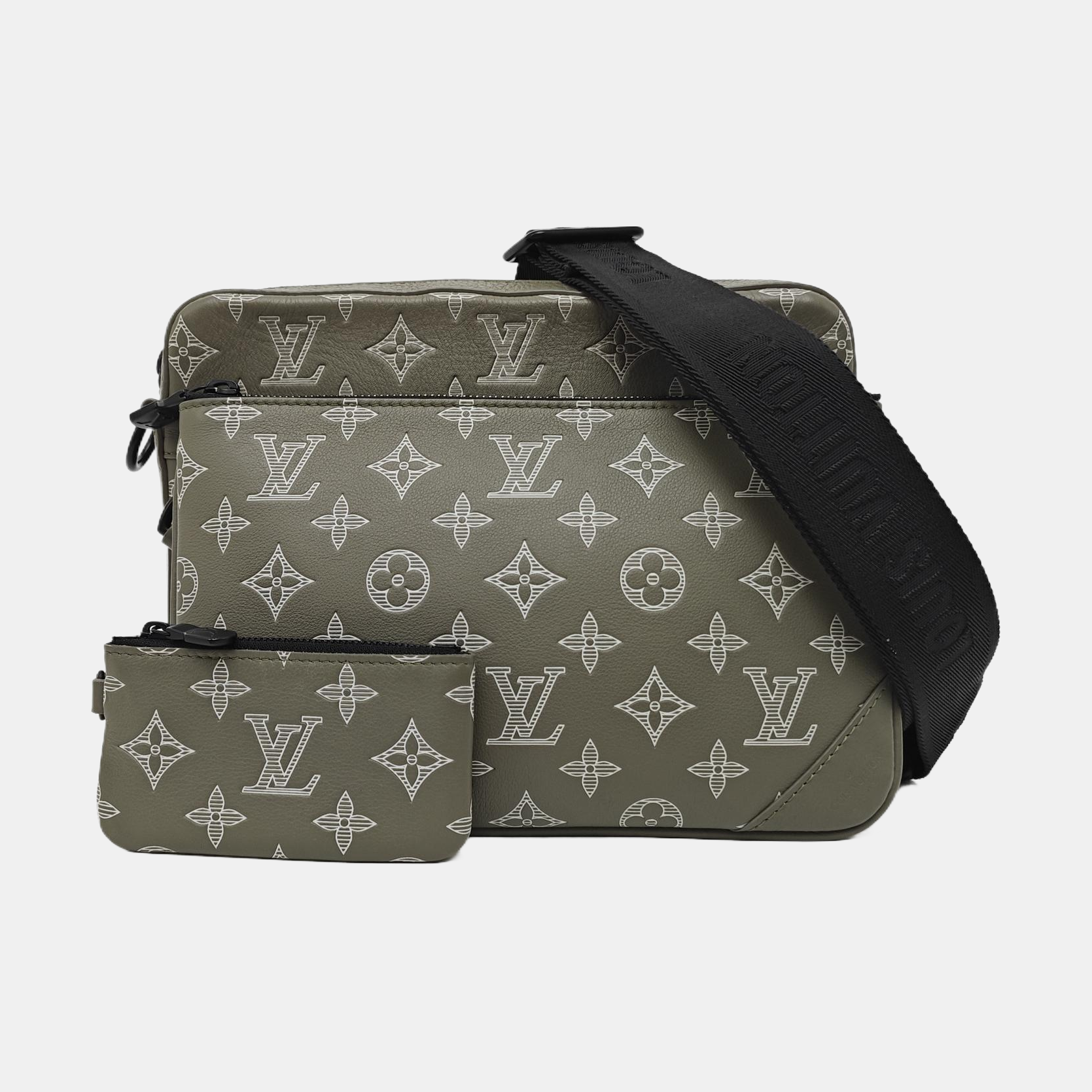DUO Monogram Calfskin Green