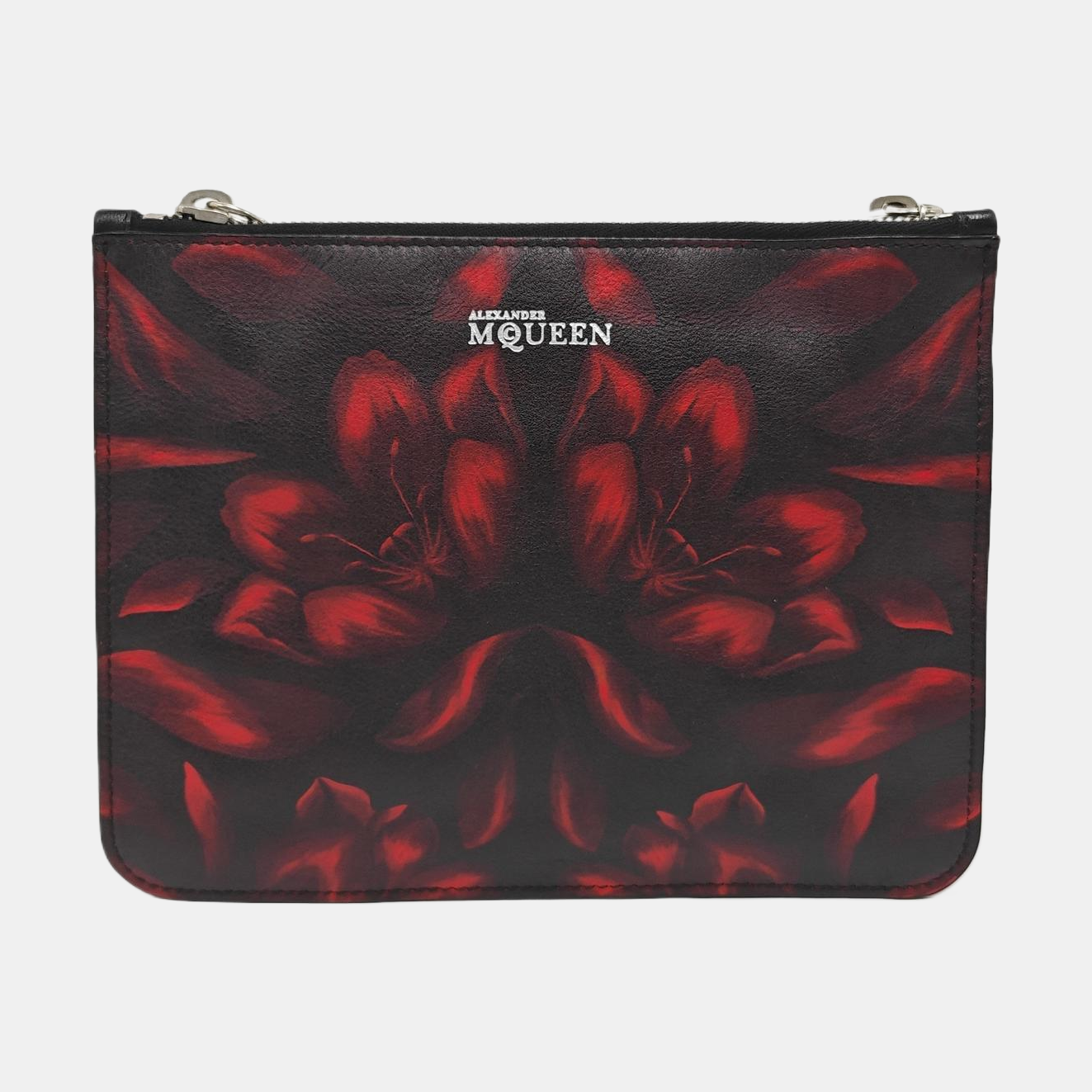 Calfskin Clutch Red