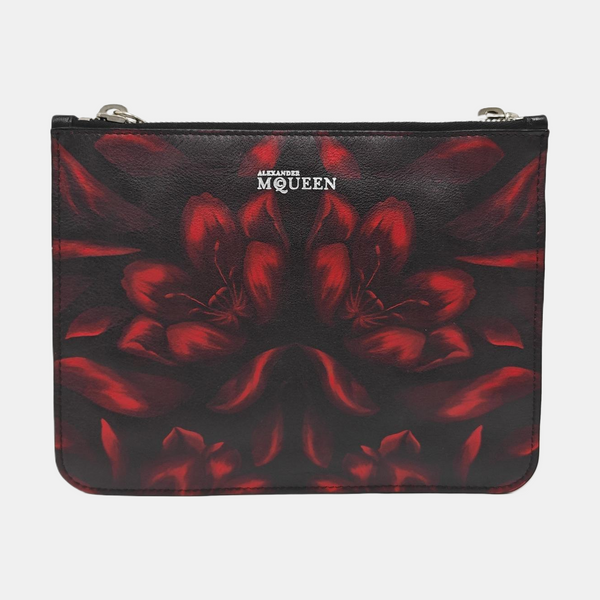 Calfskin Clutch Red