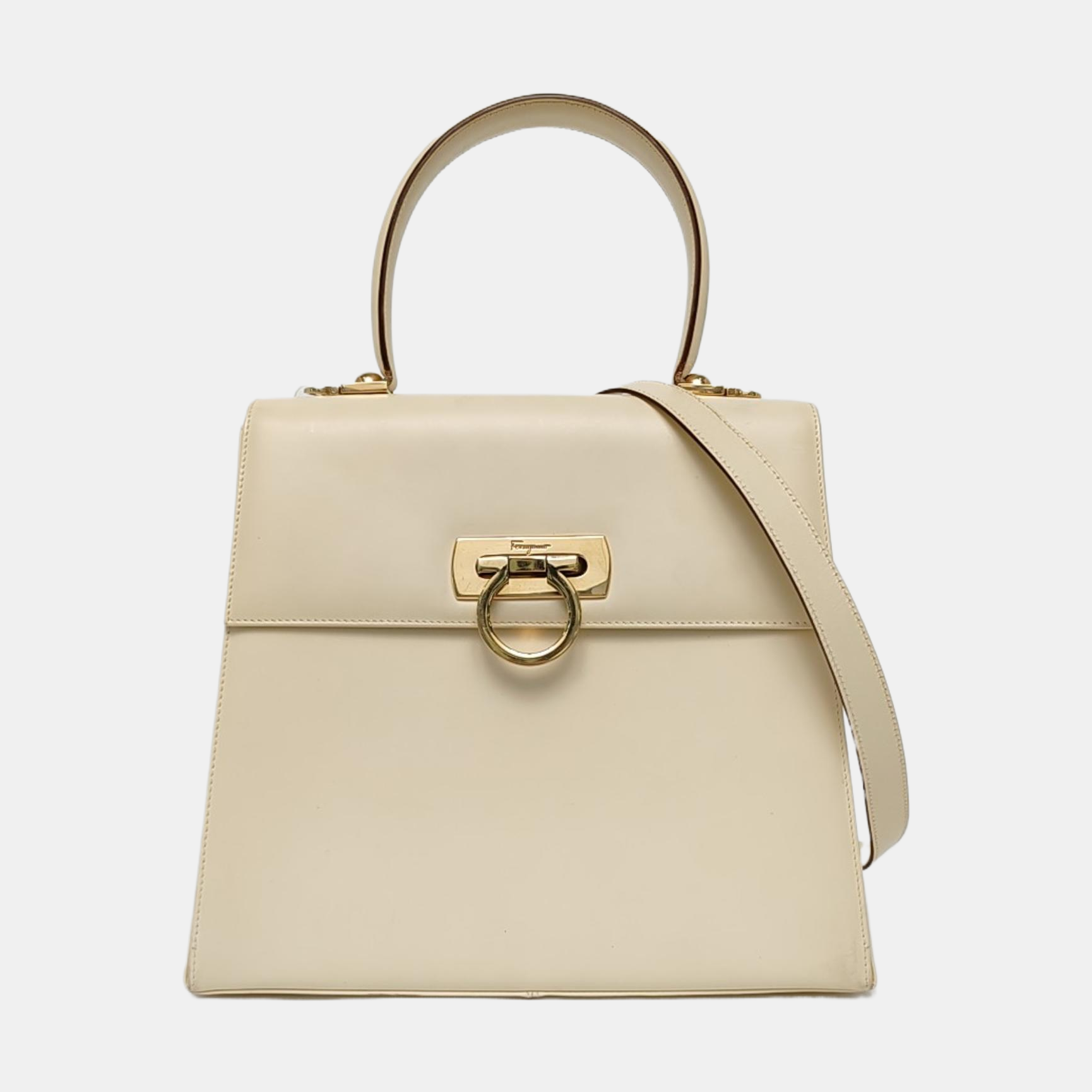 Kelly Calfskin Beige