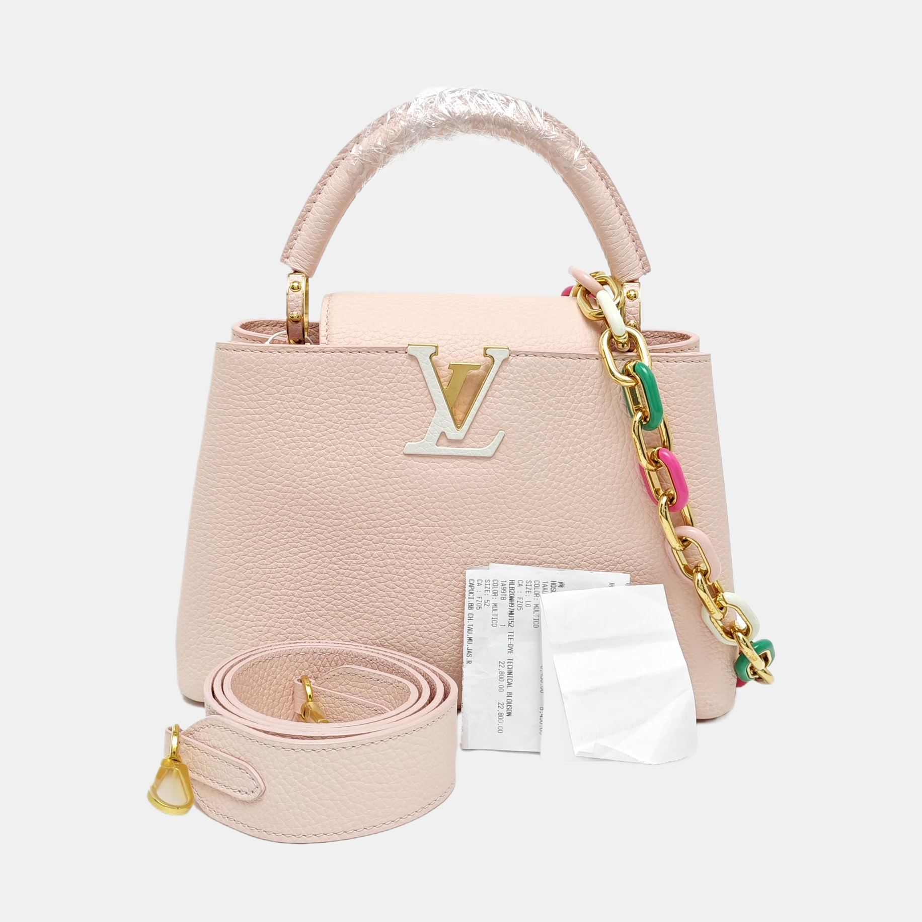CAPUCINES BB Calfskin Pink