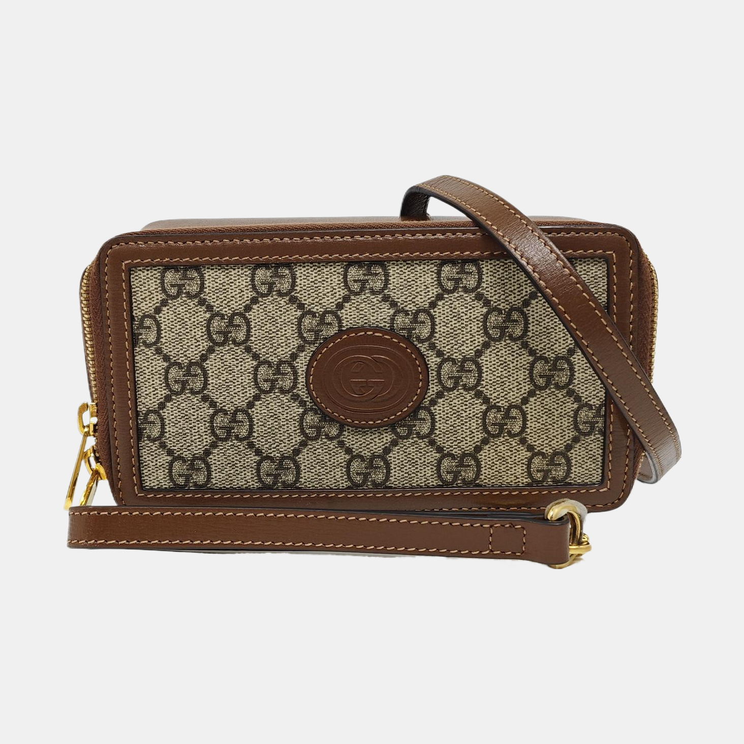Retro Mini Monogram Coated Canvas Black