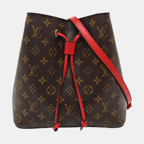 NÉONOÉ MM Monogram Coated Canvas Brown