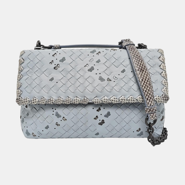 Authenticated pre-owned  Olimpia Lambskin Blue - Shoulder Bag at Looply