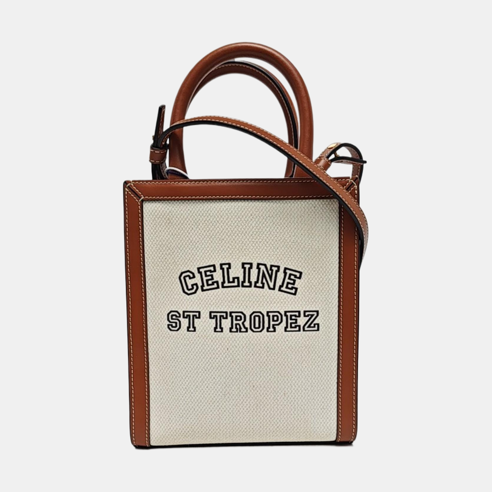 CABAS CELINE Mini Fabric White