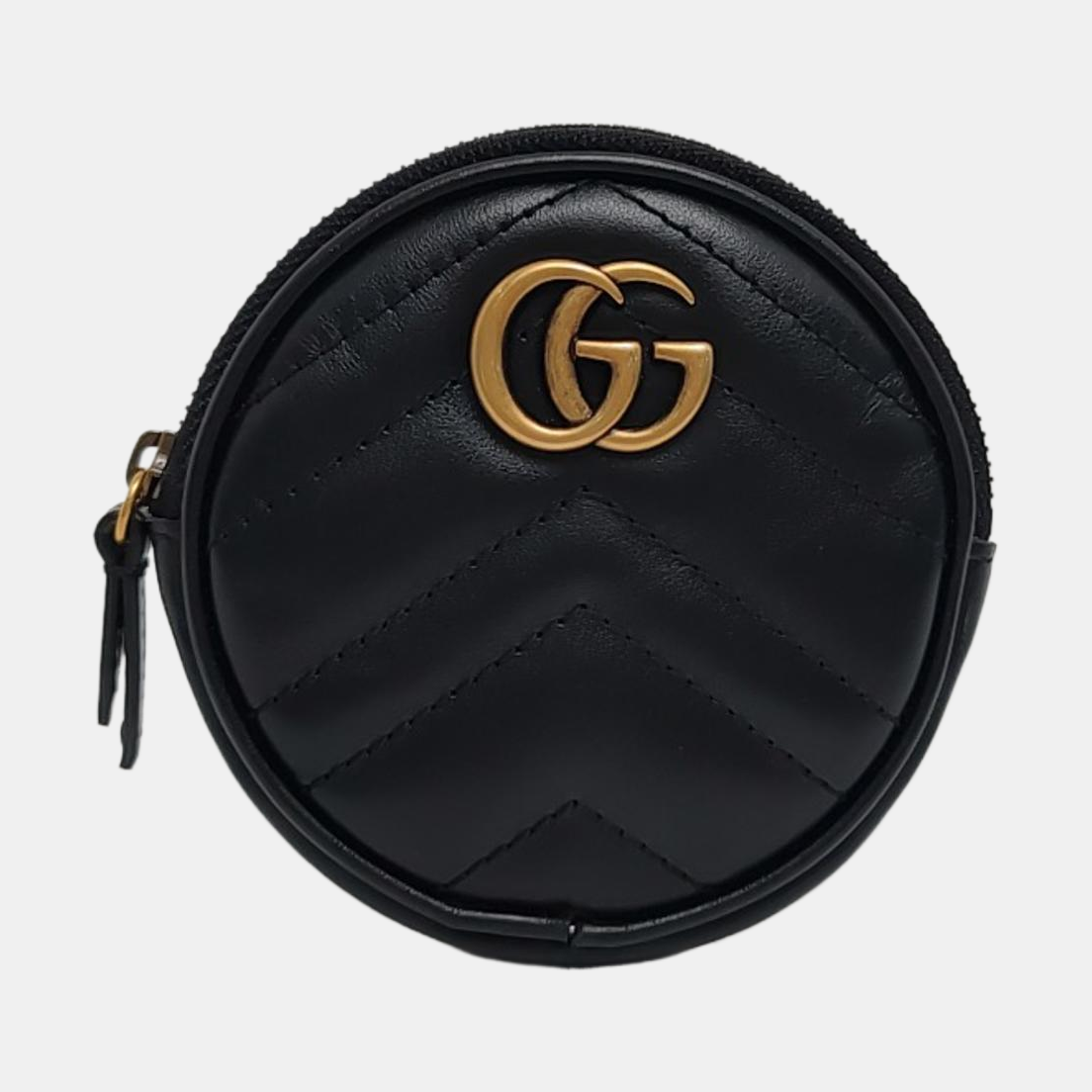 GG Marmont Quilted Calfskin Black