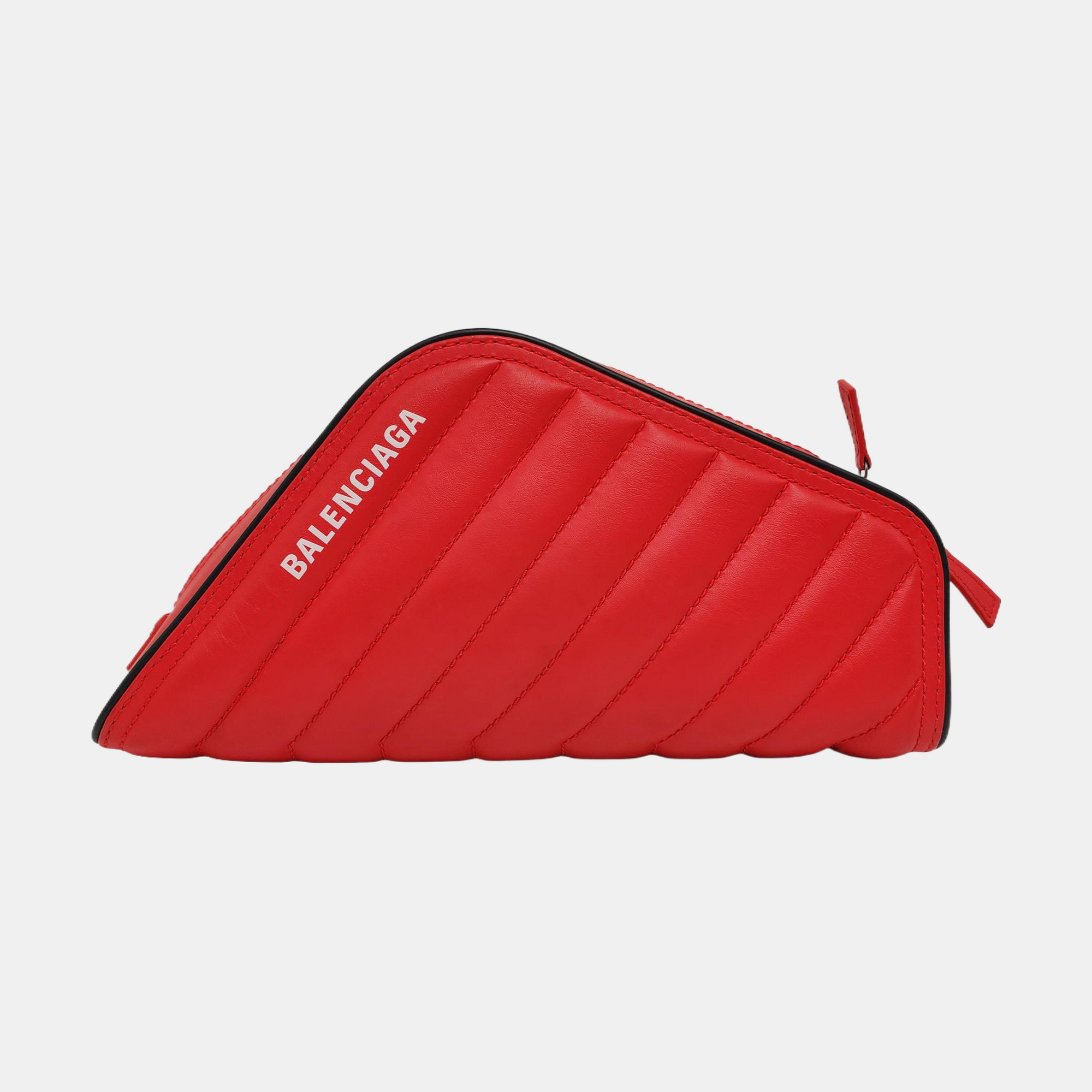 Camera Quilted Calfskin Red