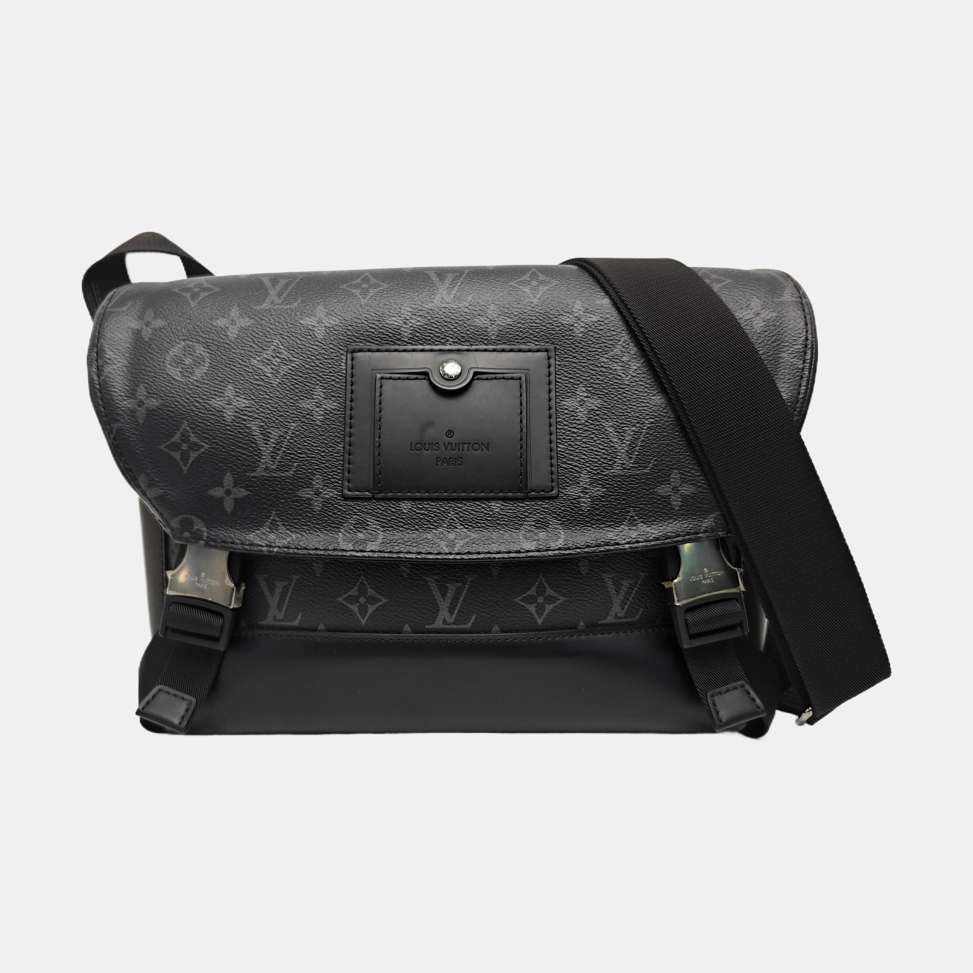VOYAGER PM Monogram Coated Canvas Black