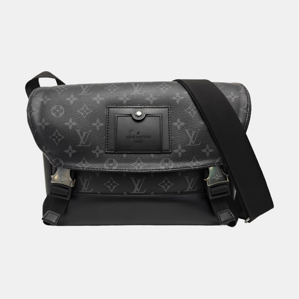 VOYAGER PM Monogram Coated Canvas Black