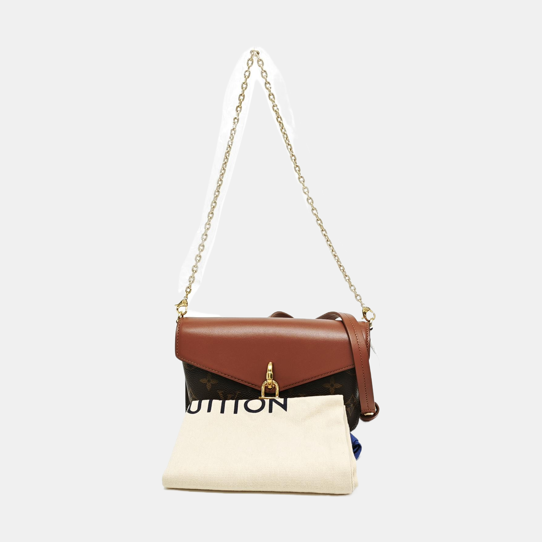 PADLOCK Monogram Coated Canvas Brown